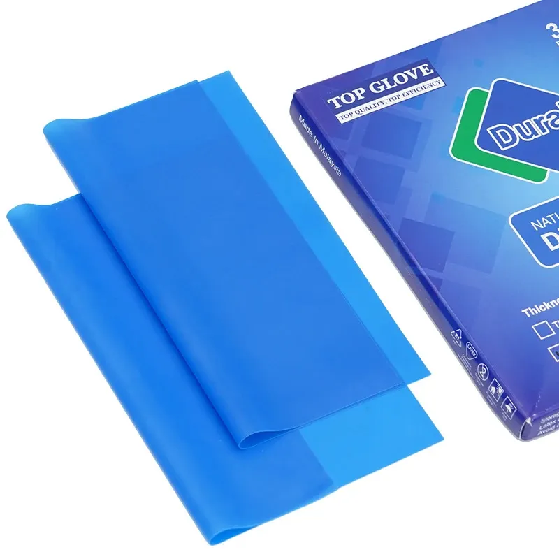 Blue Rubber Dental Dam 6x6، لاتكس طبيعي، PK/36 شريحة