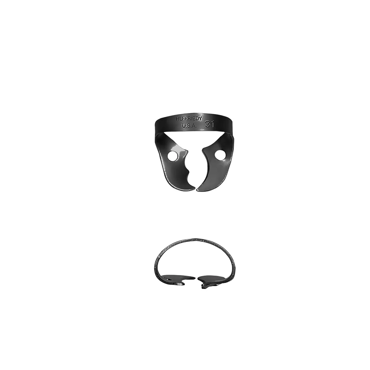 مشبك حاجز مطاطي #31، ضرس علوي أيسر، BlackLine