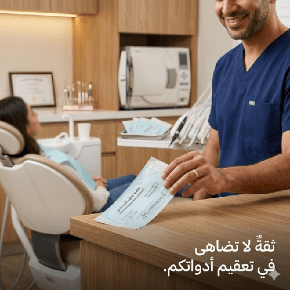 كيس تعقيم ذاتي الإغلاق 83*160، عبوة 200 قطعة
