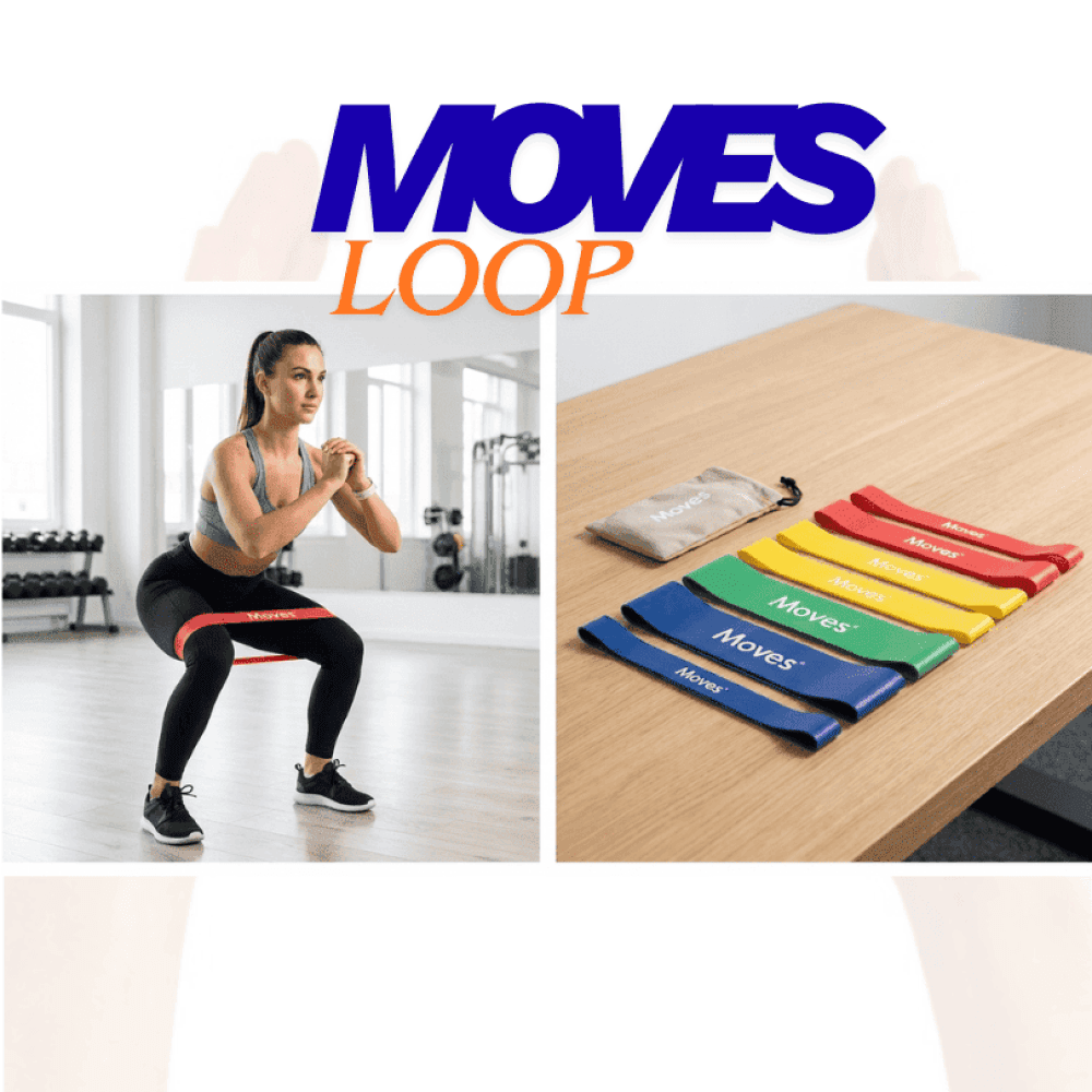 مجموعة شريط الحلقة المطاطية Moves loop