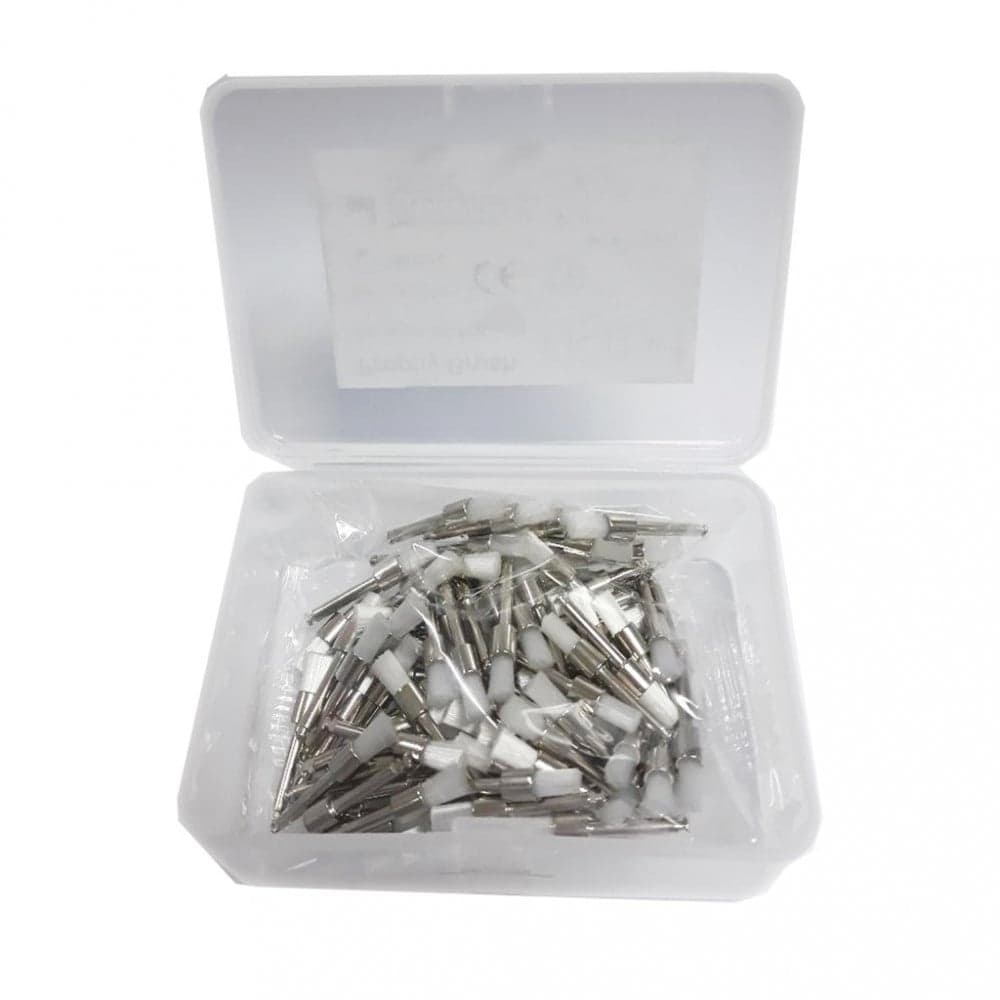 Prophy Brush, White, Box of 100