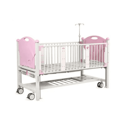 Pediatric 2-Function Manual Bed With Mattress