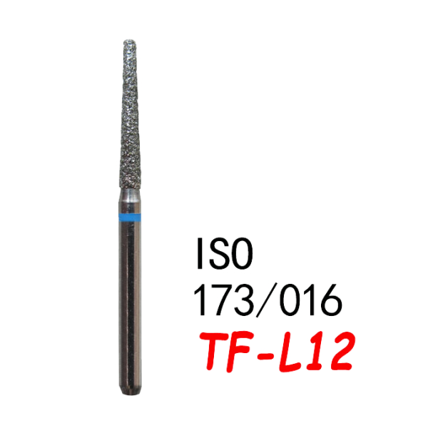 Straight Taper Flat End Long Shank TF-L12, Standard Grit, 173/016