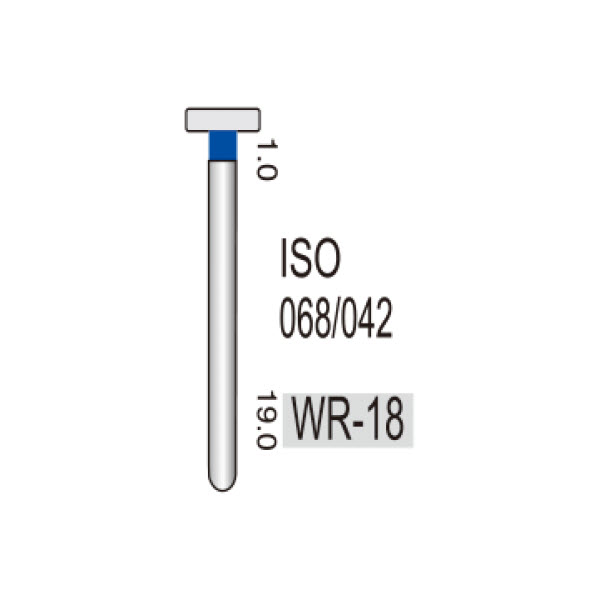Wheel Rounded Edge WR-18, Standard Grit, 043/043