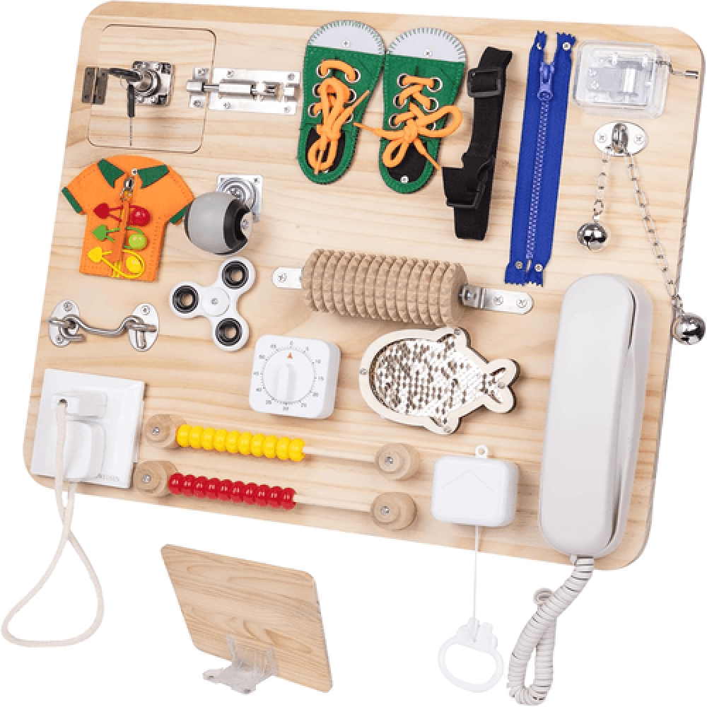 Sensory and Daily Living Skills Board