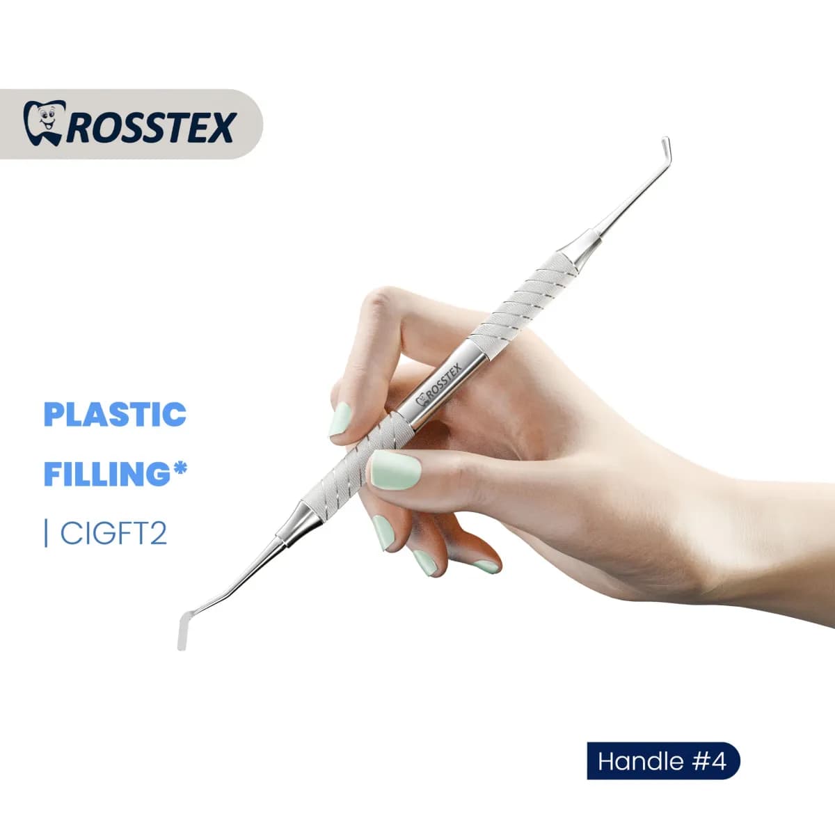 Plastic Filling Instrument 2, Goldstein Flexi-Thin, Handle No. 4