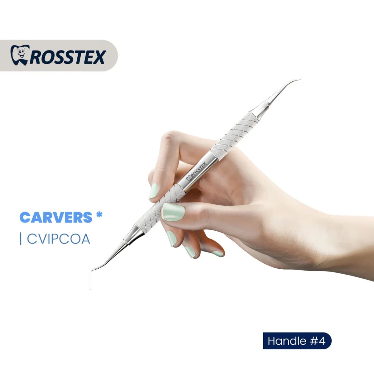 Dental Carver Inter-Proximal Off-Angle, Hollow Handle No. 4