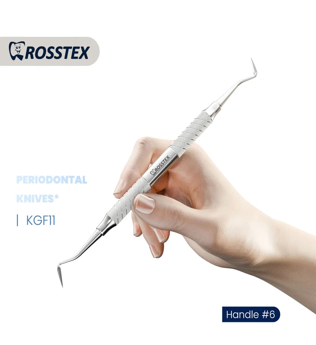 Periodontal Knife Goldman-Fox 11, Handle No. 6