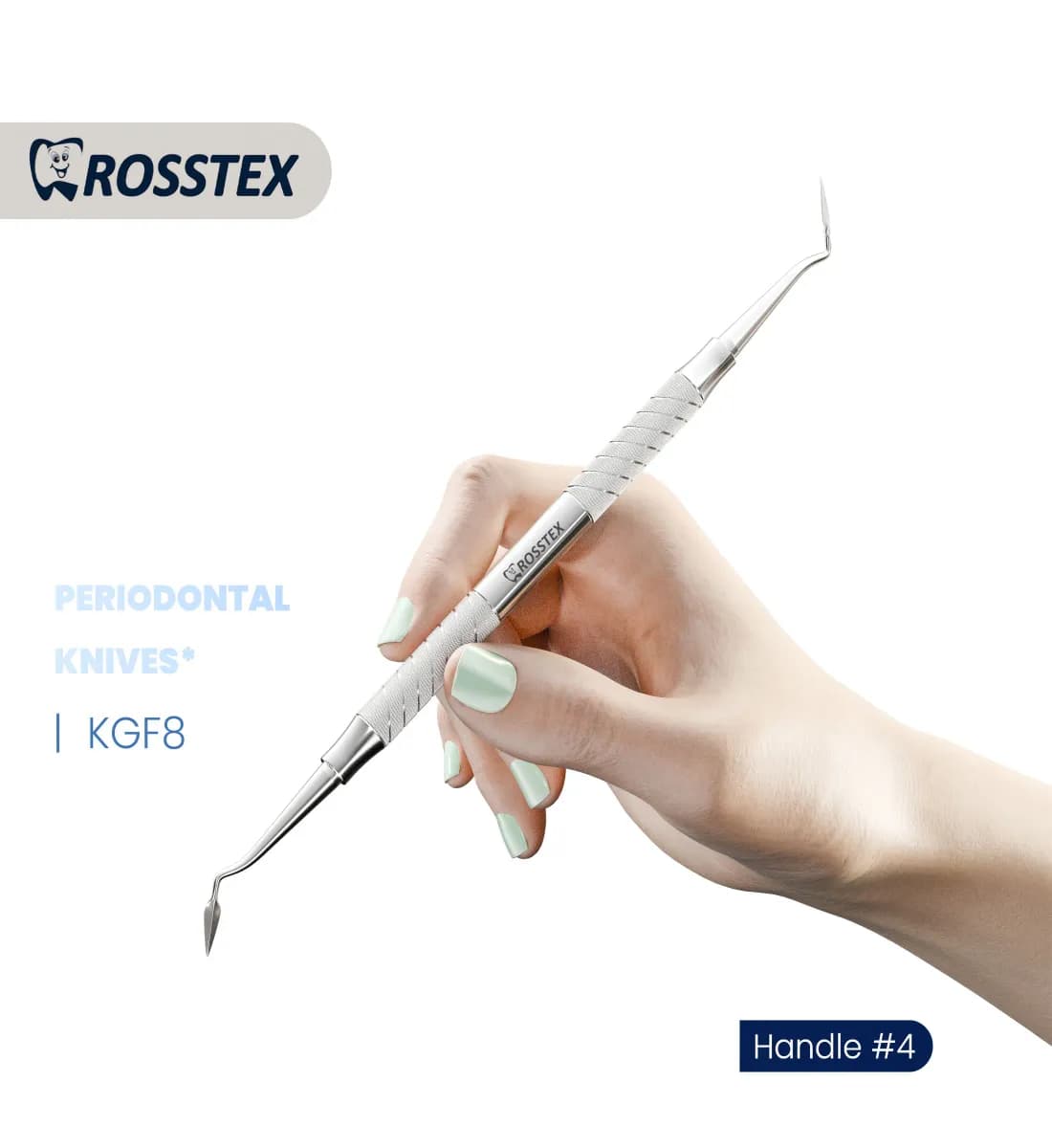 Periodontal Knife Goldman-Fox 8, Handle No. 4