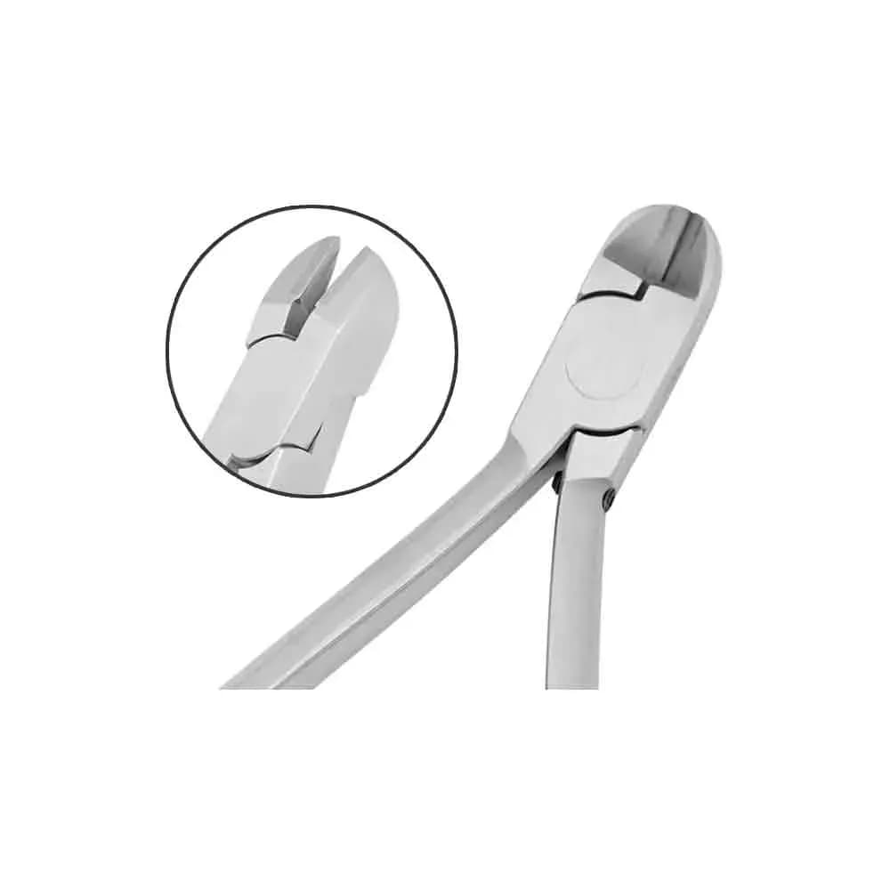 Orthodontic Cutter Hard Wire, 8 mm Beak, 15° Angled