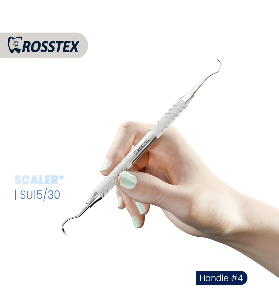 Dental Sickle Scaler Towner-Jacquette U15/30, Anterior, Handle No. 4