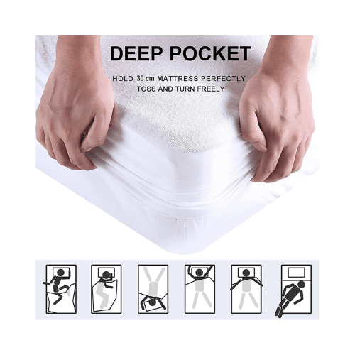 Waterproof Bed Pad HT, With Cotton Layer