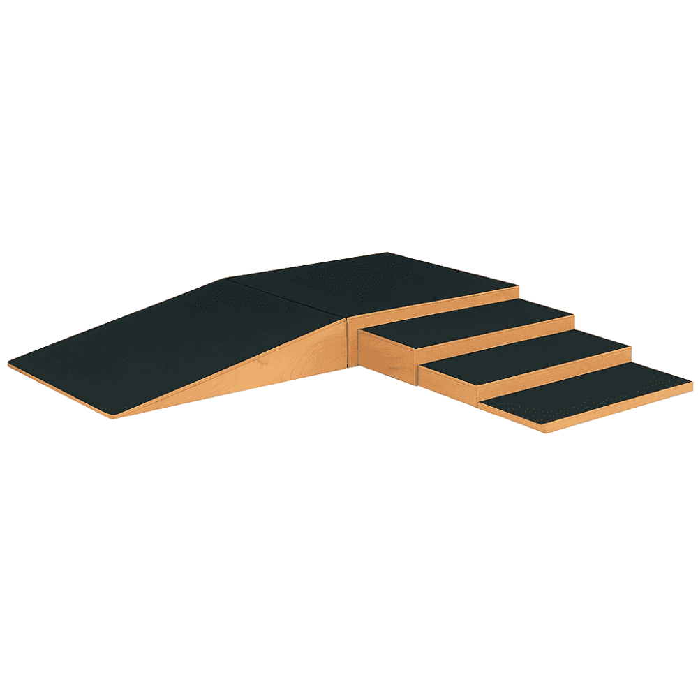 Stairs with Ramp for Gait Training