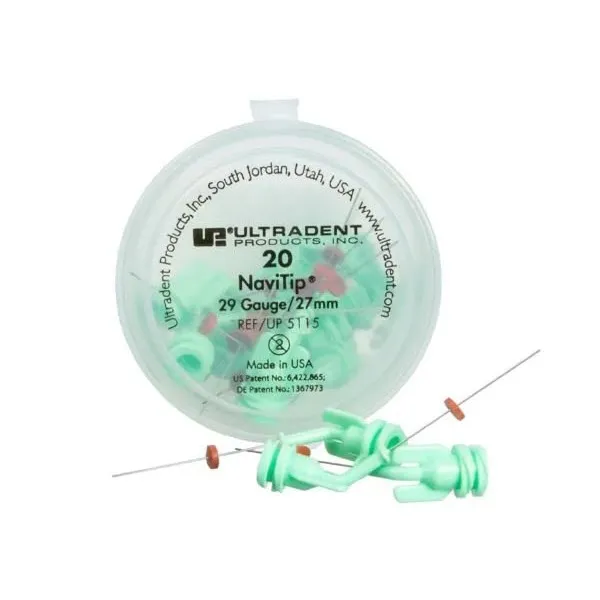 NaviTips 29G، أخضر (طول 27mm)، توصيل قمة محكم