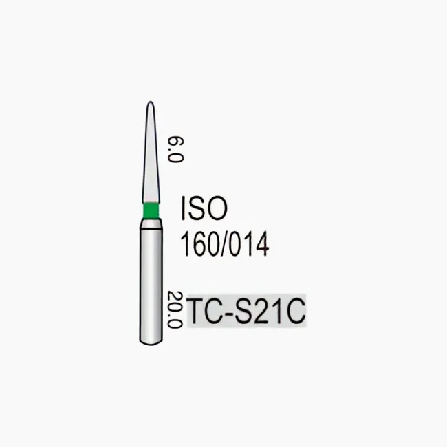 Taper Conical End TC-S21C, Coarse Grit, 165/015