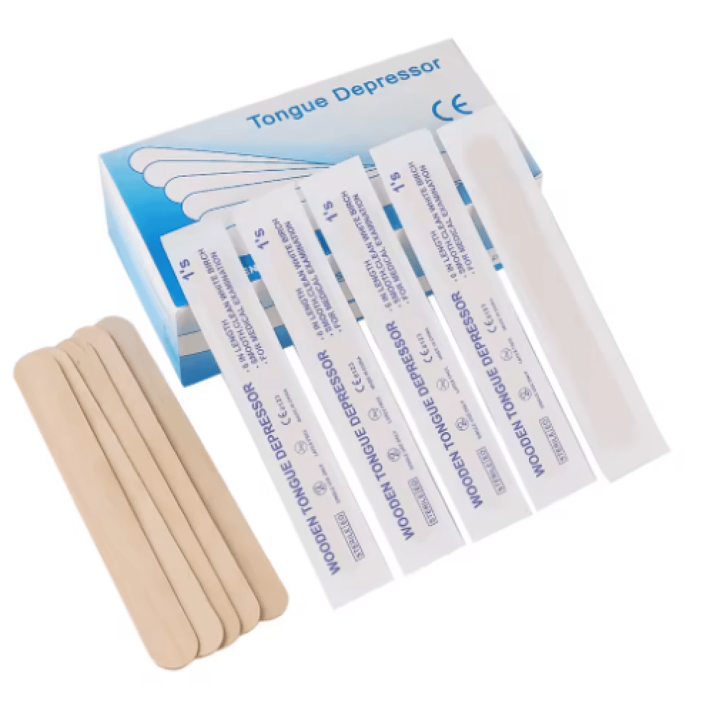 Sterile Tongue Depressors, 100 Pieces