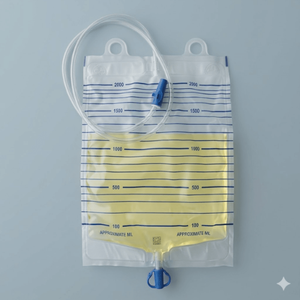 Urinary Drainage Bag, Sterile, 2000 mL