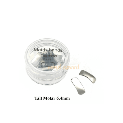 Sectional Matrix, Tall Molar, Wide 6.4mm, Thickness 0.038mm, Pack of 50