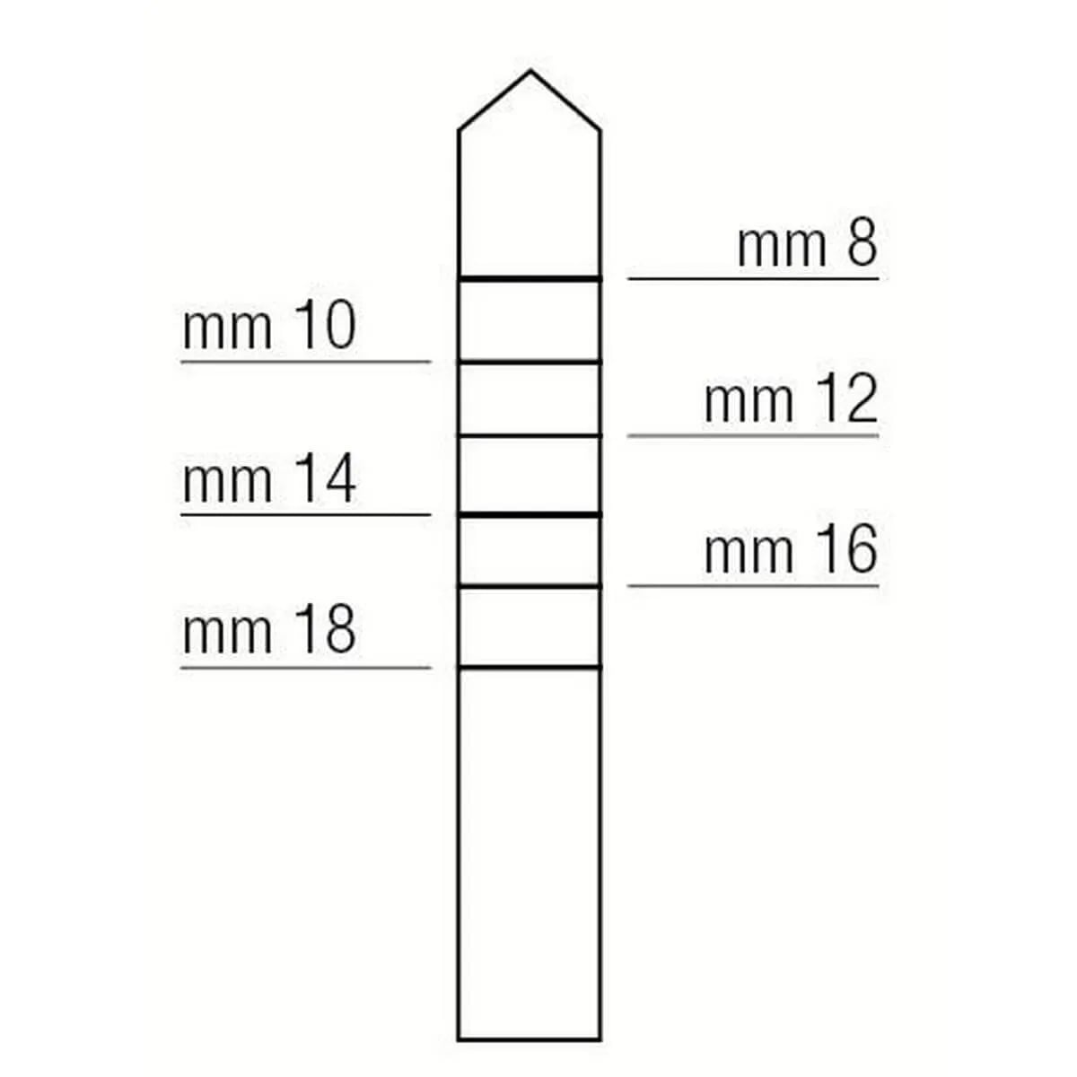 Osteotome Pointed 3.8mm
