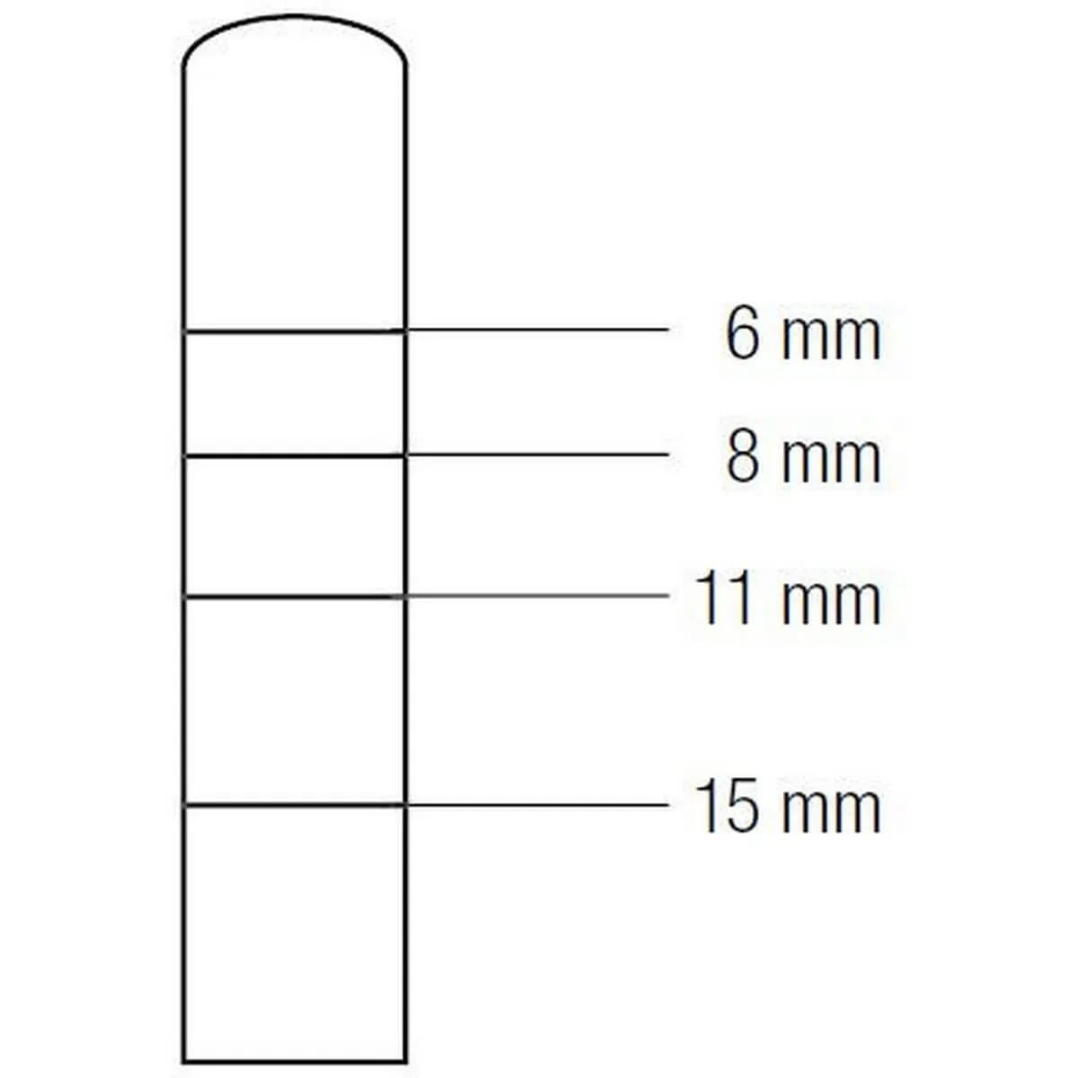 Osteotome Bayonet Convex 5.0mm