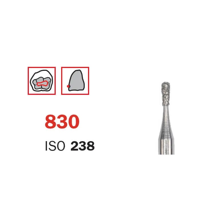 سنابل ألماسية FG 012 قصيرة متوسط كمثري ISO #238
