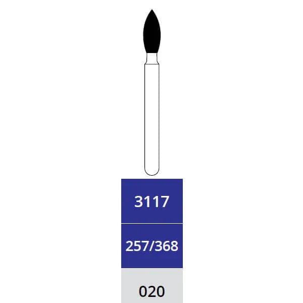 Diamond Bur, Flame, Medium, FG 020