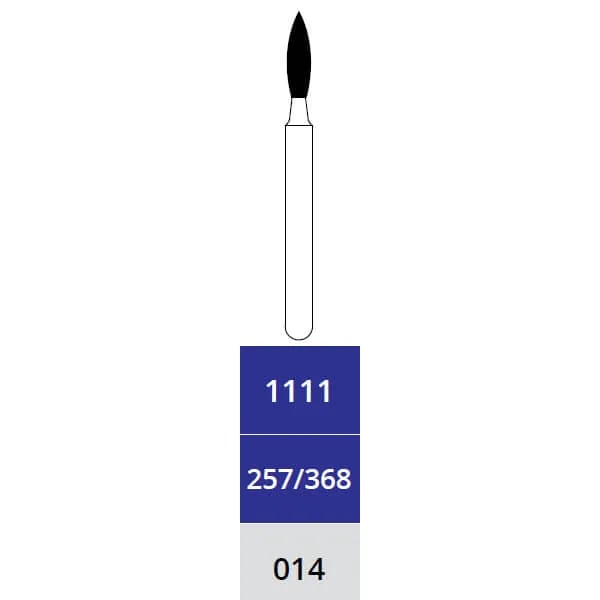 Diamond Bur, Flame, X-Fine, FG, 014
