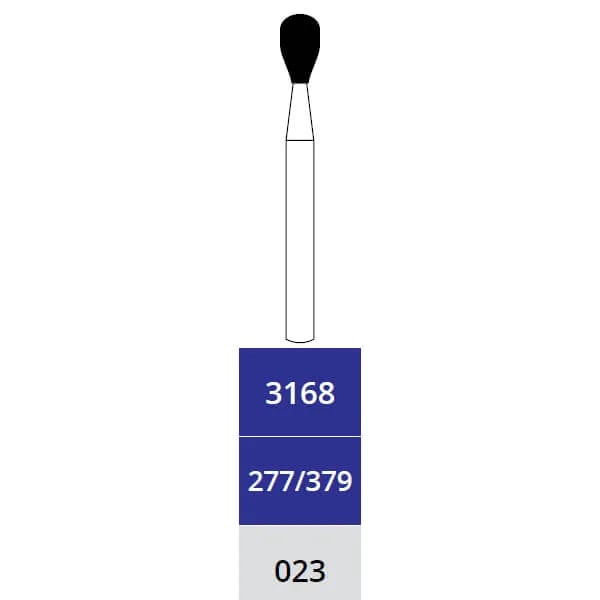 Diamond Bur, Pear, X-Fine, FG, 023