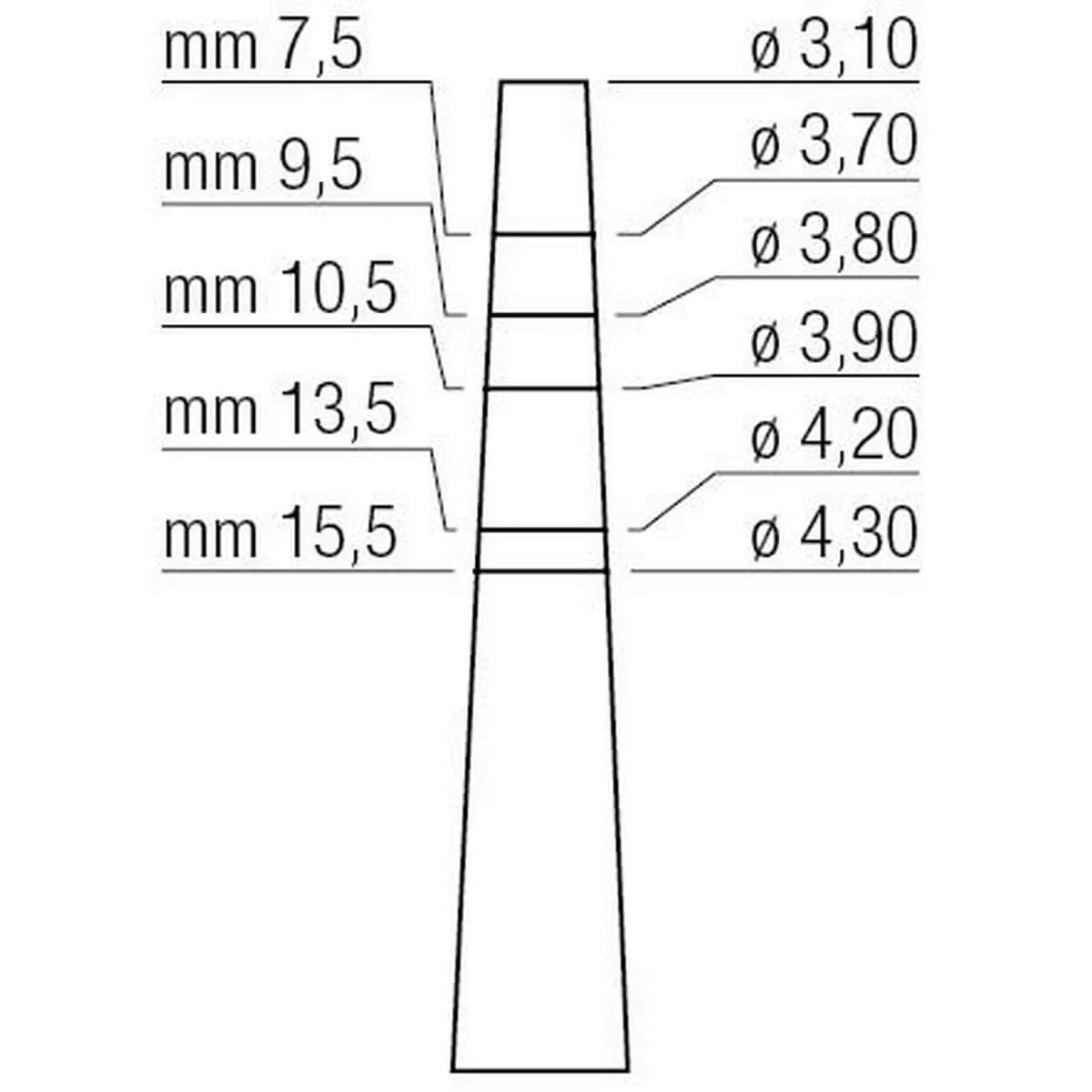 Osteotome 3.1/4.3mm