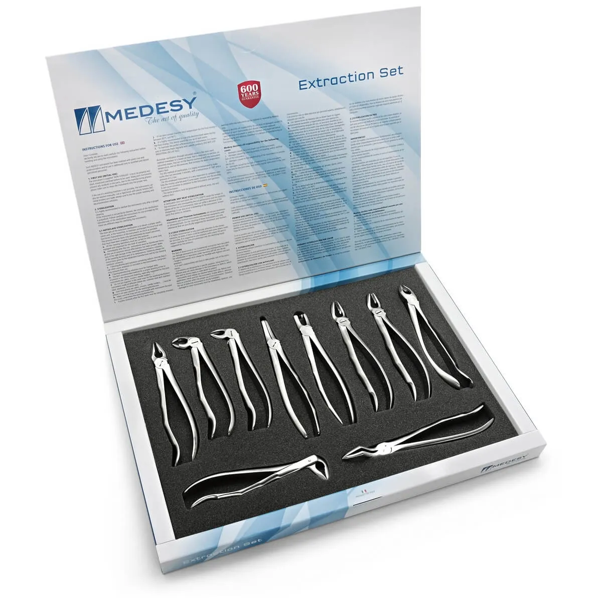 Set Tooth Forceps Blade Beaks