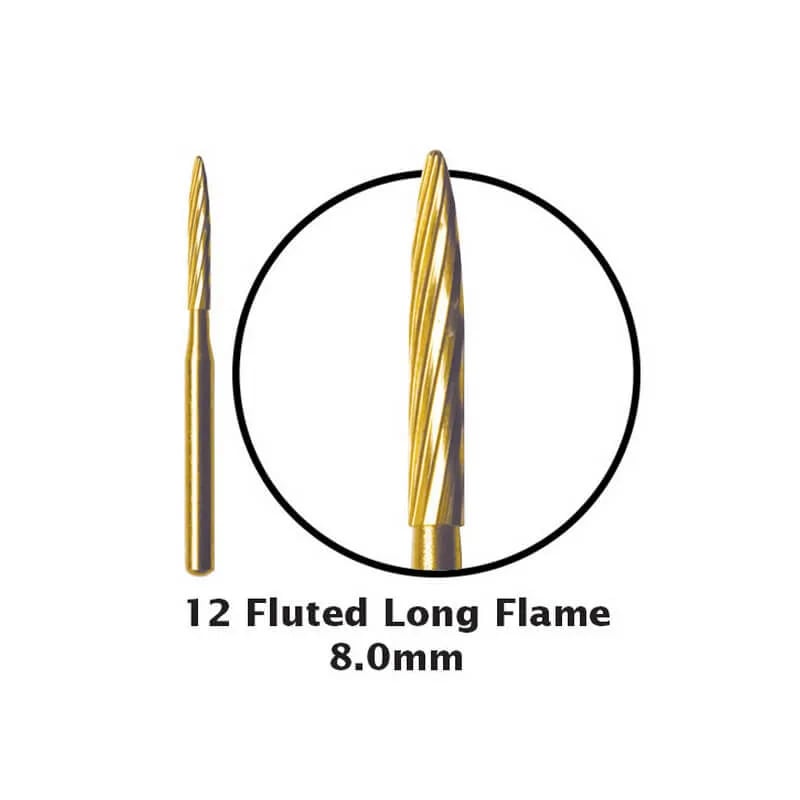 Debonding Carbide Bur, Long Flame, FG 012, ISO H48L