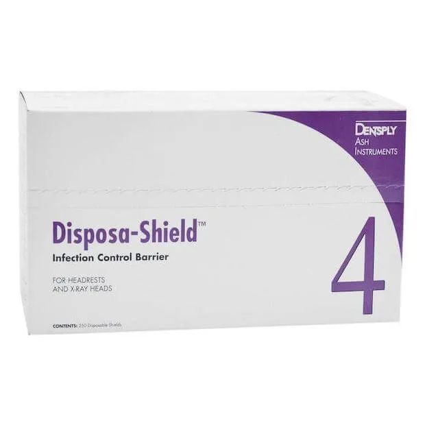 Disposa-Shield، رقم 4، مساند الرأس والكراسي والأشعة السينية، 30 سم