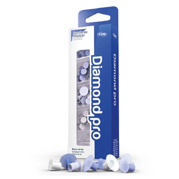 Diamond Pro Sandpaper Discs with Mandrel, (8 and 12mm), Assorted Grit (Medium)