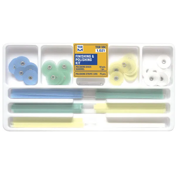 Finishing and Polishing Kit (Discs & Strips), Assorted Grit