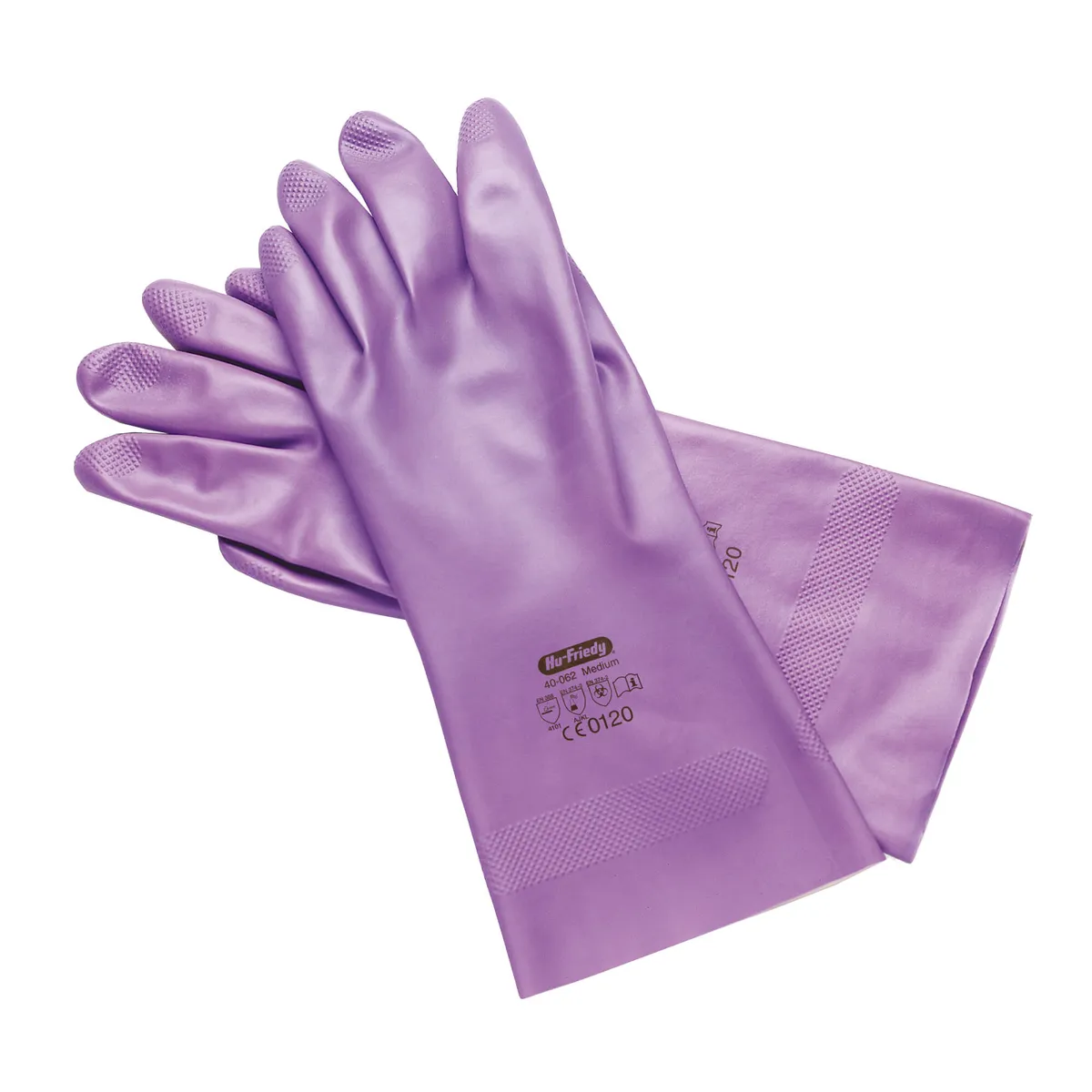 قفازات IMS Nitrile Flock-lined Utility حجم #7 PK/3 أزواج
