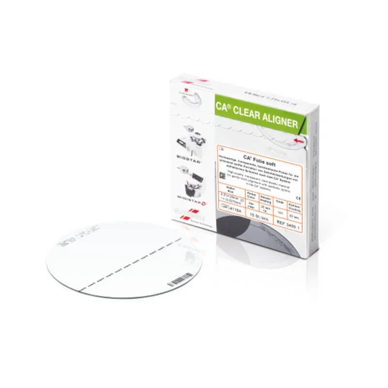 CA Foil Splints, Transparent Aligners, 0.625mm (Medium)