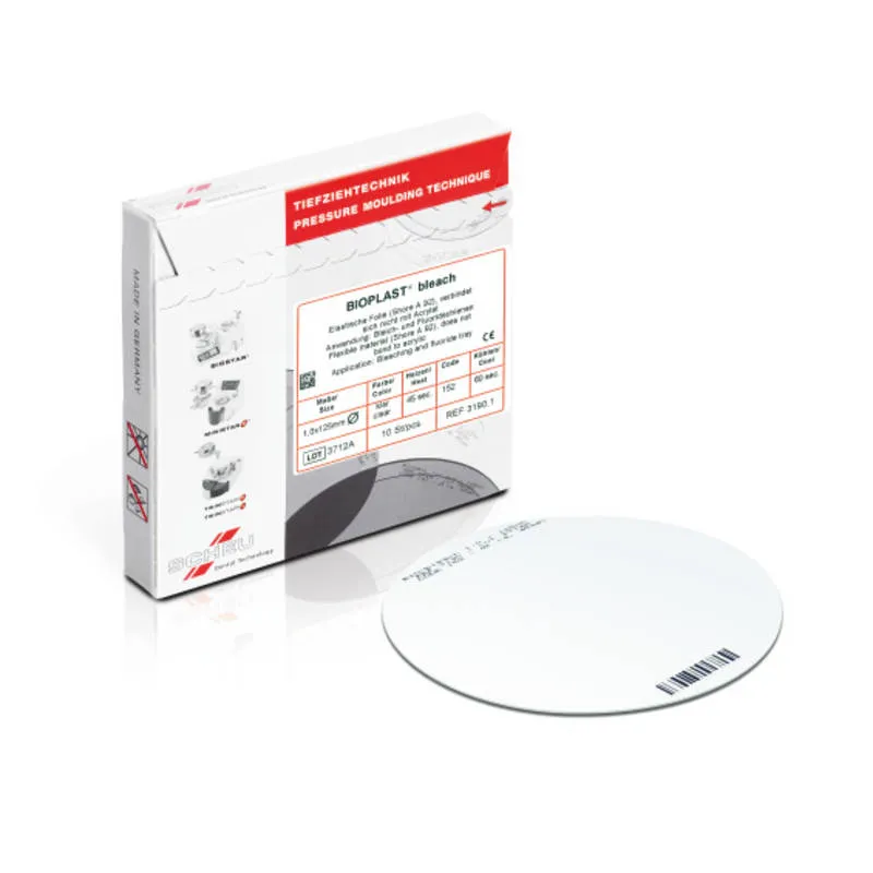 BIOPLAST Bleaching Splints، ناعمة، (1.0x125mm)، PK/100