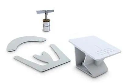 مجموعة ملحقات BioArt Articulator، طائرة فوكس، طاولة كامبر ودعم الشوكة