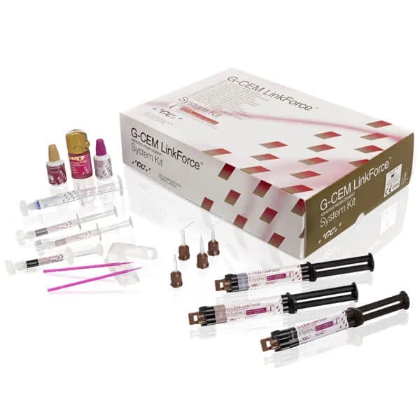 GC G-CEM LinkForce, Dual-Cure Adhesive Resin Cement, System Kit