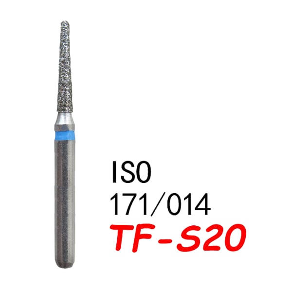 تيبر مستقيم نهاية مسطحة قصيرة TF-S20 خشونة قياسية 171/014