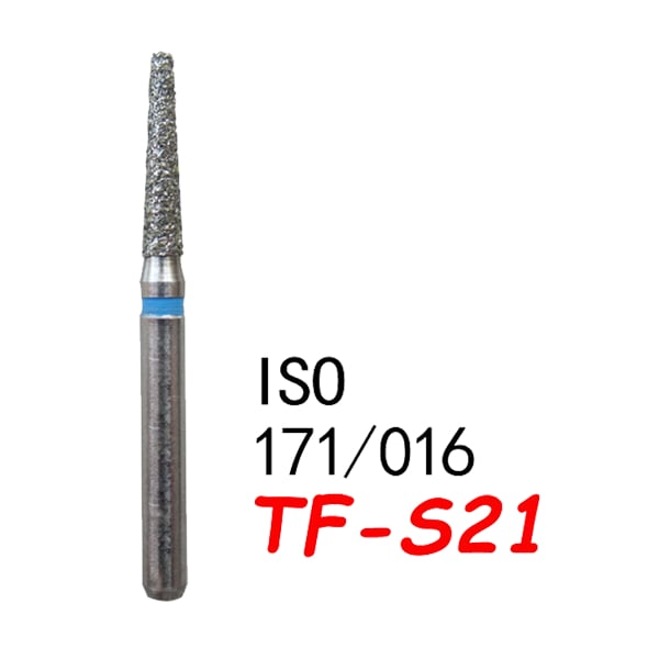 تيبر مستقيم نهاية مسطحة قصيرة TF-S21 خشونة قياسية 171/016