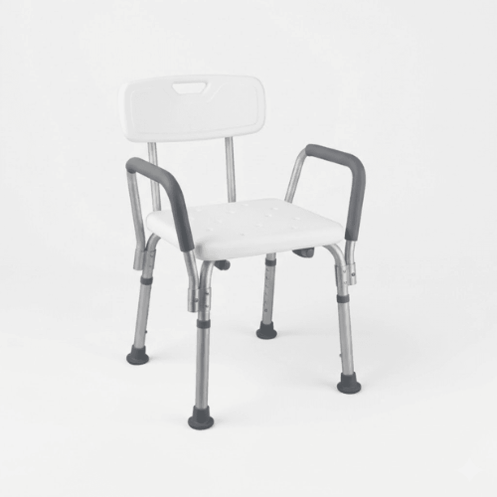 Shower Chair with Backrest and Arms