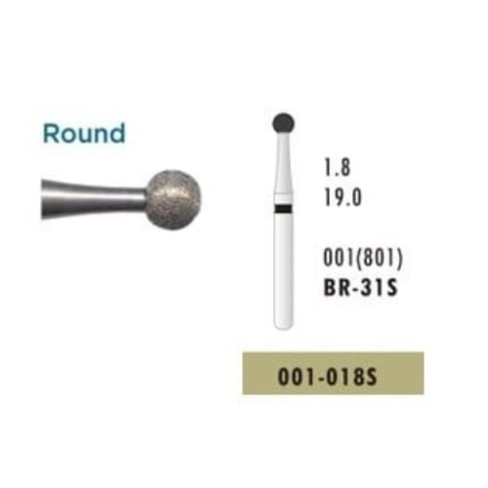Diamond Bur Br-31XC (001-018XC), Black