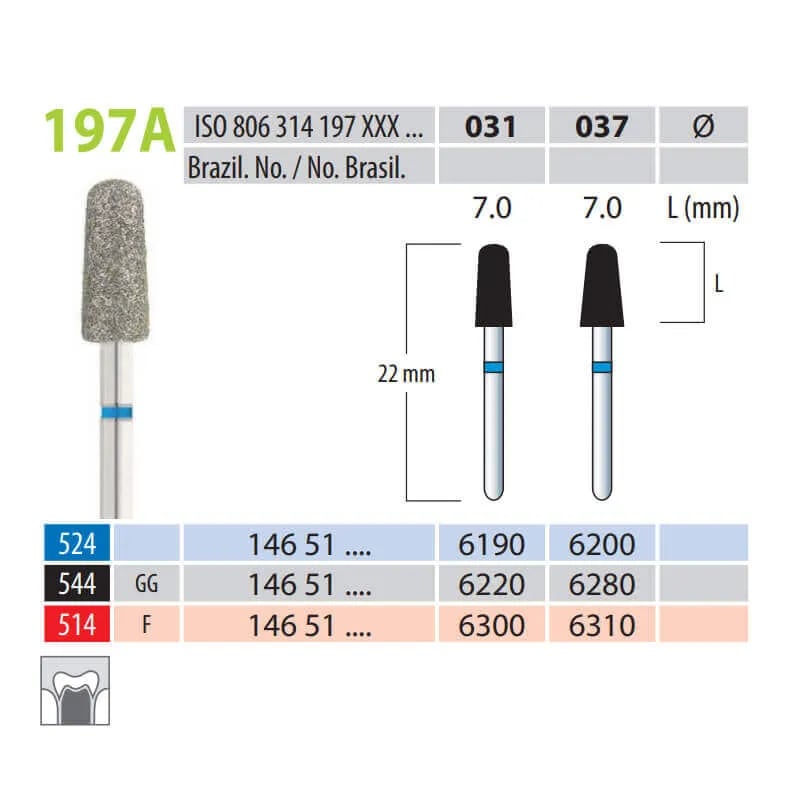 سنابل ألماسية رصاصة، FG 197A-037، متوسطة