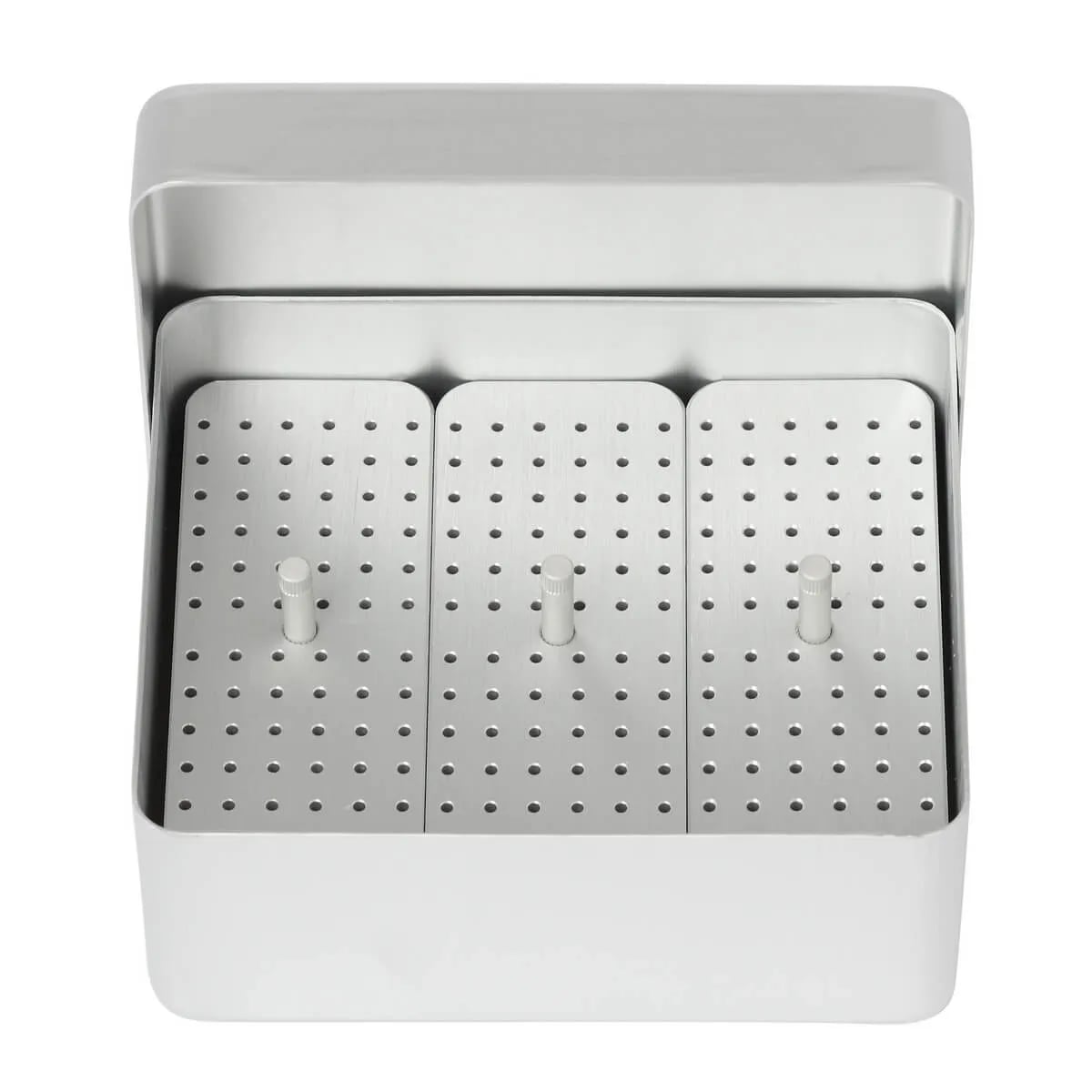 Endodontic Box Aluminum Medium, Silver