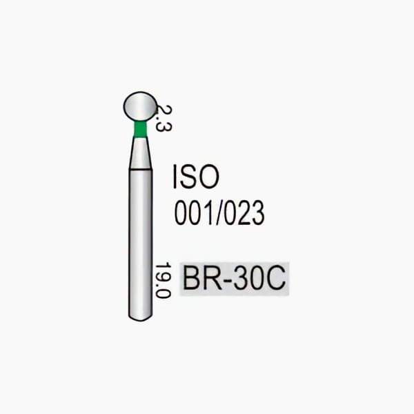 Ball Round End BR-30C, Coarse Grit, 001/024