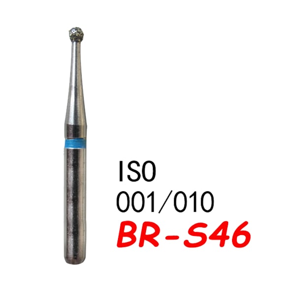 Ball Round End Short BR-S46, Standard Grit, 001/012