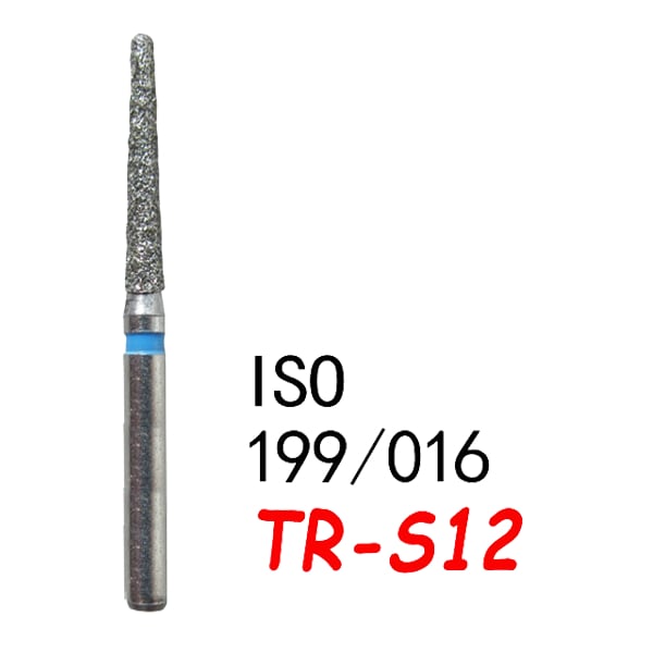 تيبر مستقيم نهاية مستديرة قصيرة TR-S12، خشونة قياسية، 199/016